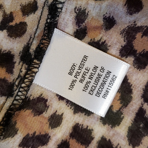 Leopard & lace blouse - Picture 10 of 11